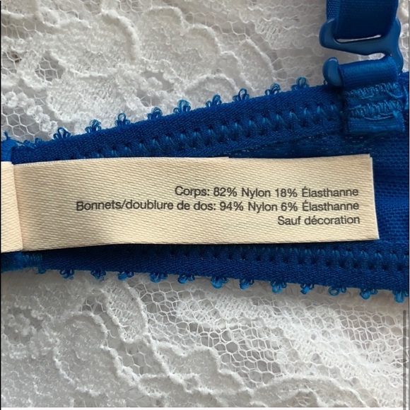 ☀️NWT J. Crew Blue Point D'Esprit French Bralette - Picture 6 of 9
